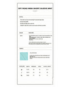 OFF ROAD MESH SHORT SLEEVE _ MINT ( COOPER _ Special Collection )