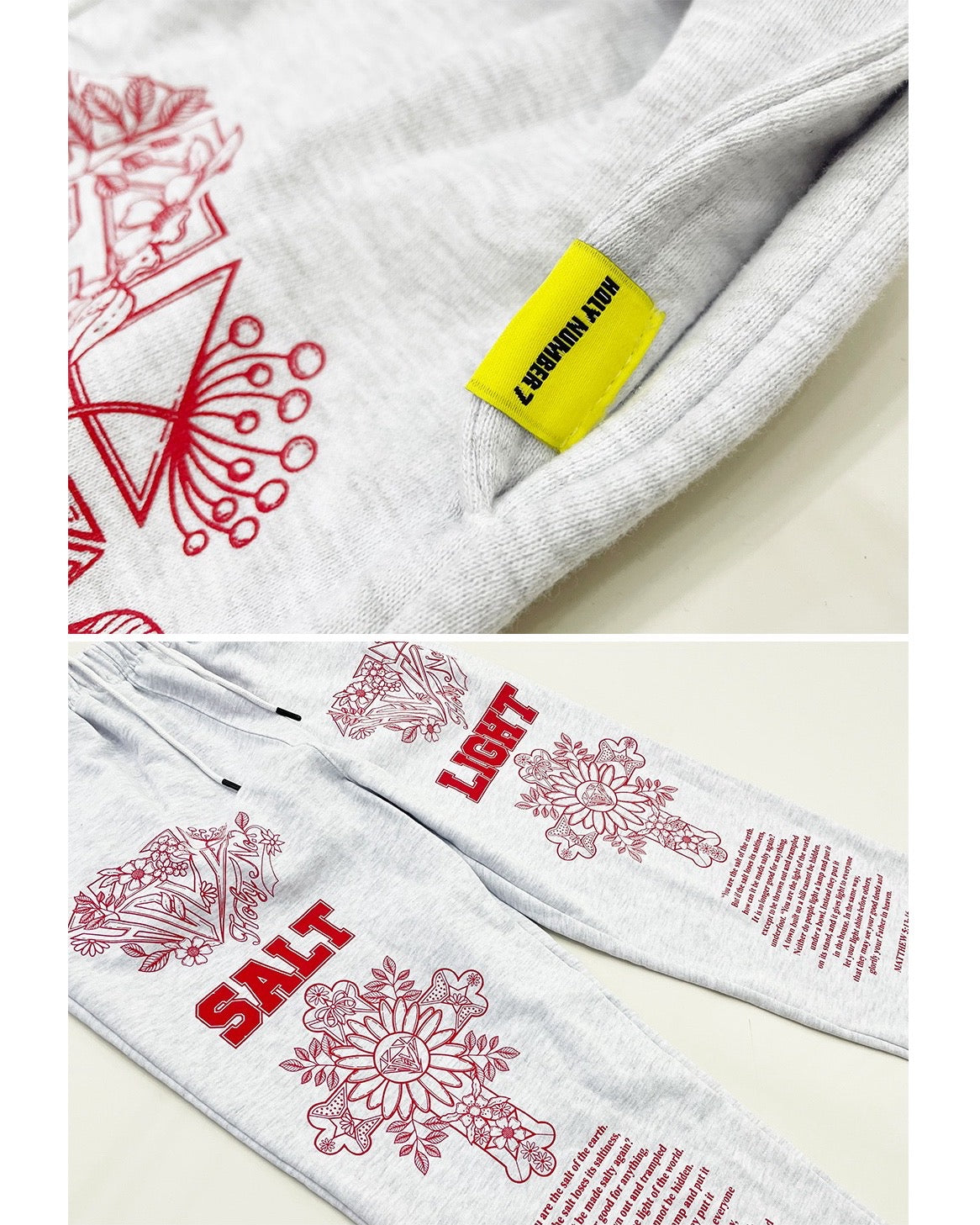 SALT & LIGHT TRAINING PANTS _ Melange Gray