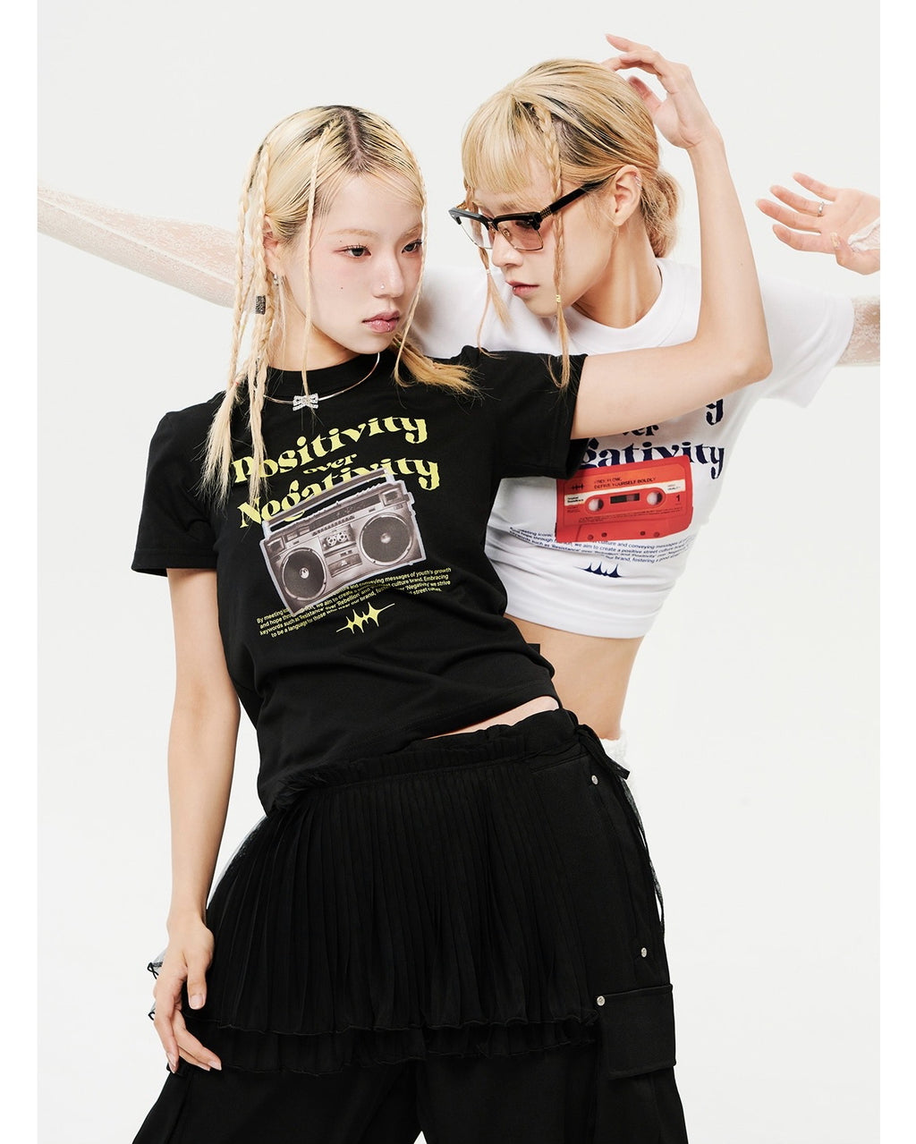 Waacking Dance Studio Cassette tape Graphics T-Shirt