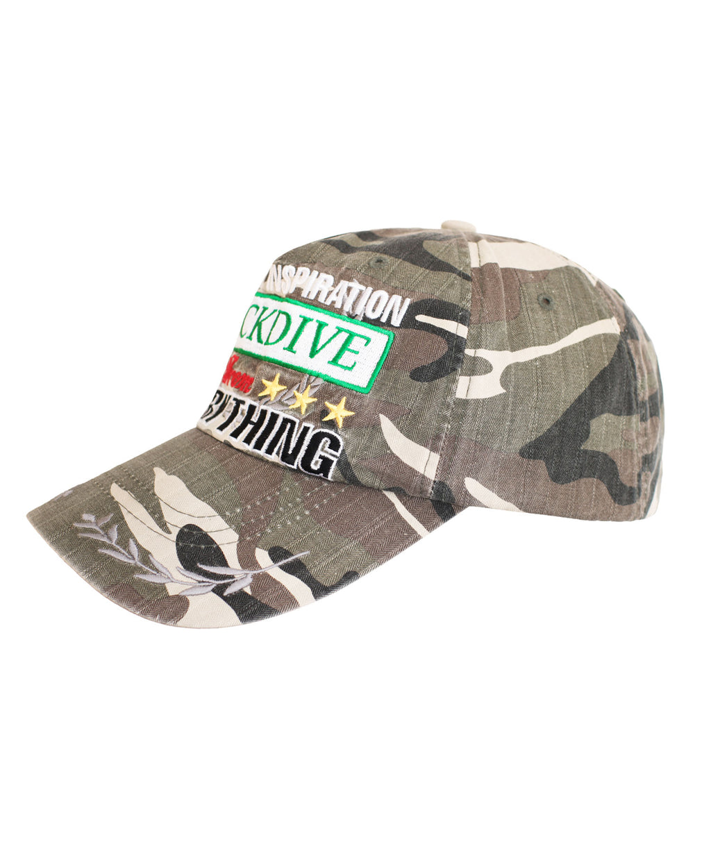 LAUREL BALL CAP _ CAMO