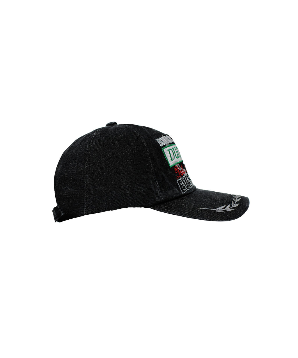 LAUREL BALL CAP _ DENIM BALCK _ (Wearing NewJeans Minji)