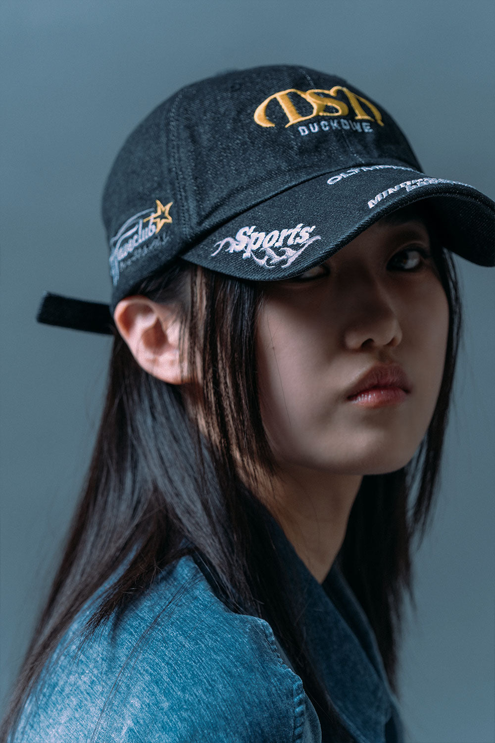RACING BALL CAP - DENIM