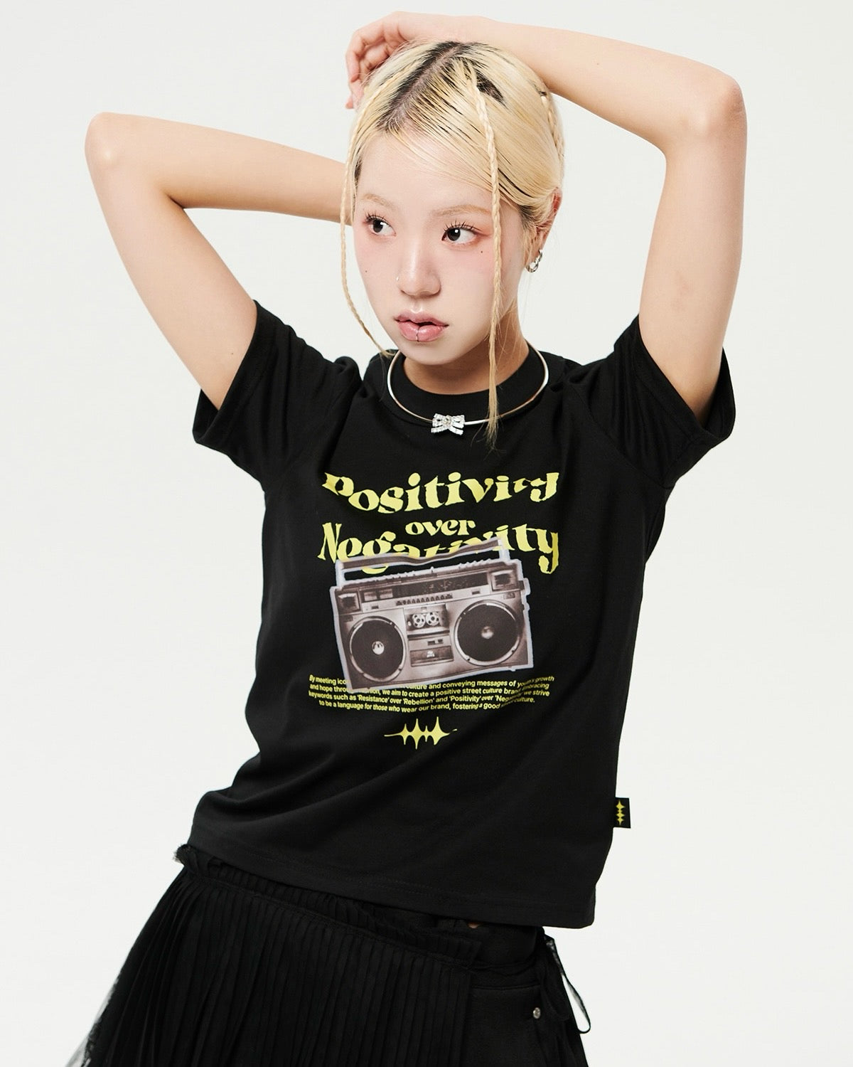 Waacking Dance Studio Cassette tape Graphics T-Shirt