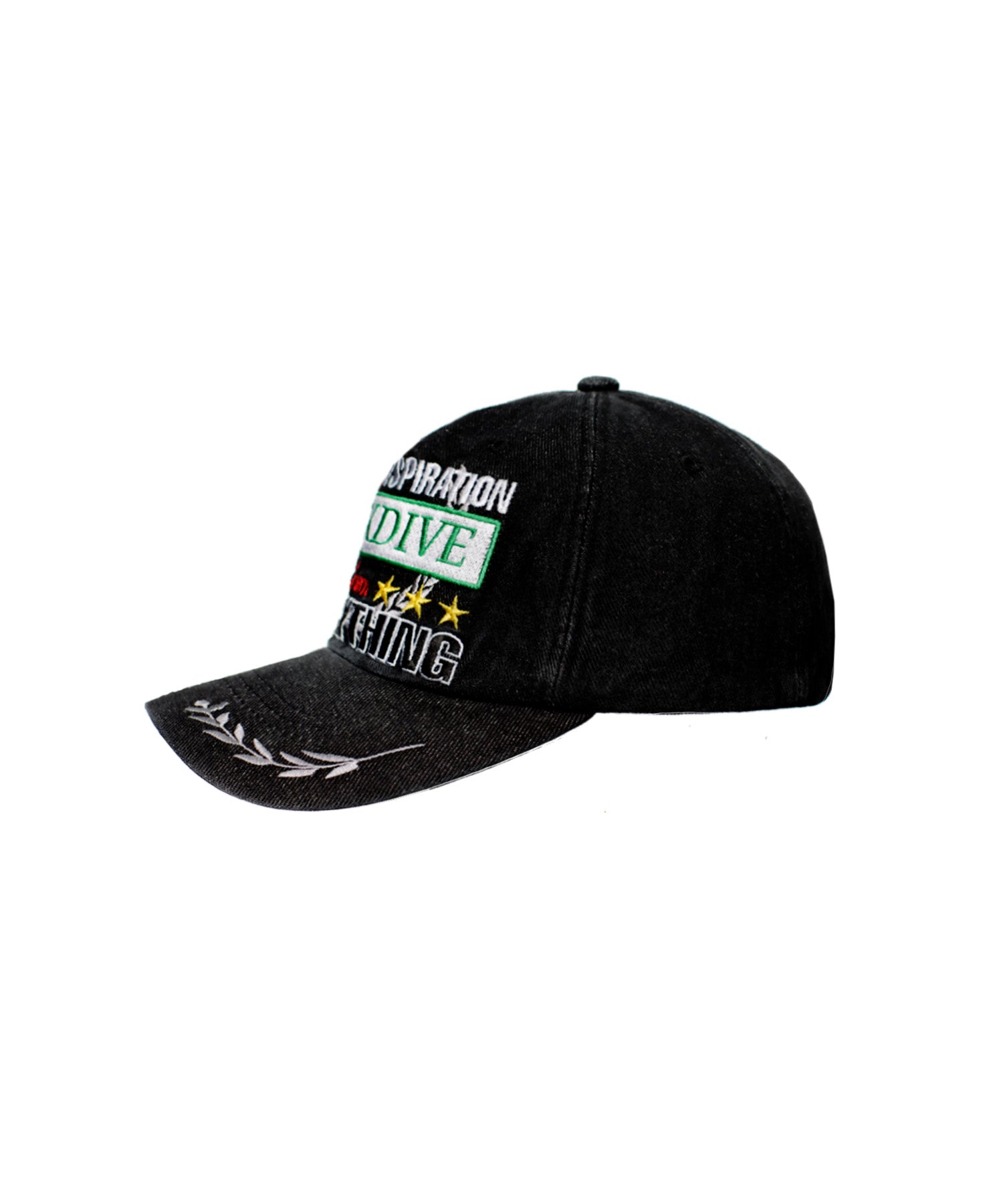 LAUREL BALL CAP _ DENIM BALCK _ (Wearing NewJeans Minji)