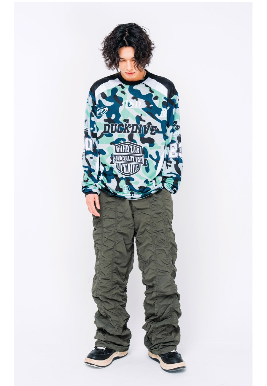 OFF ROAD MESH LONG SLEEVE CAMO_GREEN