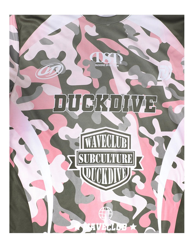 OFF ROAD MESH LONG SLEEVE CAMO_PINK