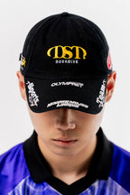 RACING BALL CAP - BLACK