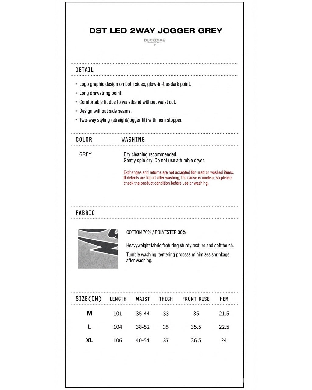 DST LED 2WAY JOGGER GREY