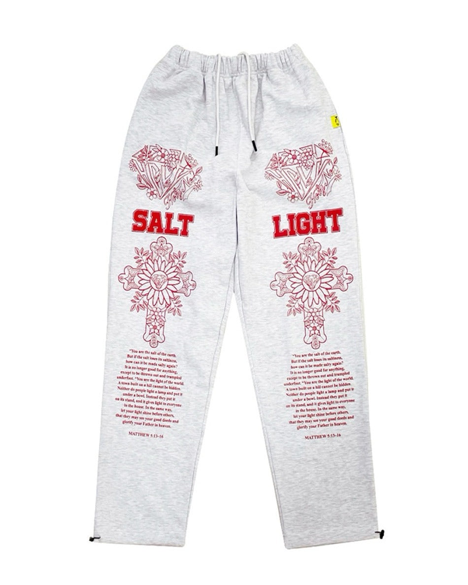 SALT & LIGHT TRAINING PANTS _ Melange Gray