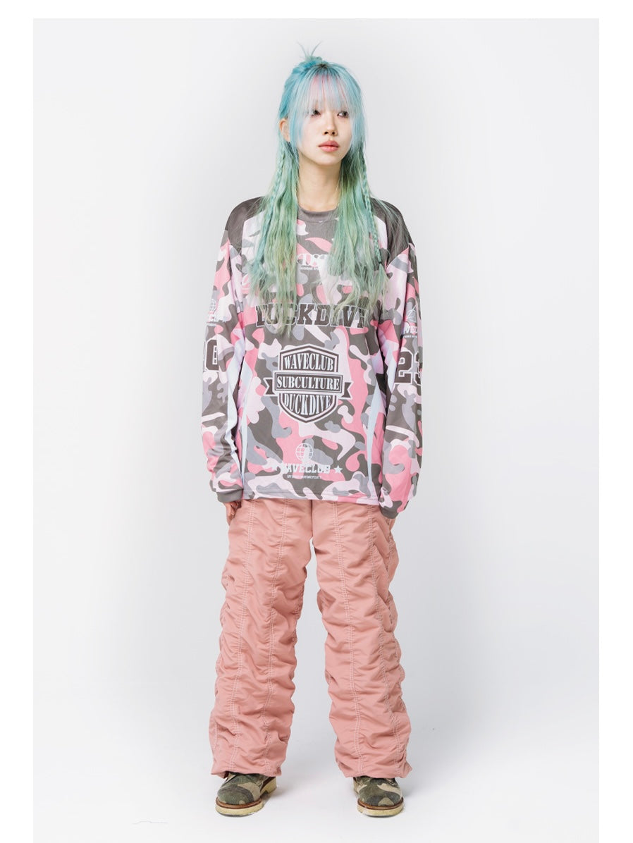 OFF ROAD MESH LONG SLEEVE CAMO_PINK
