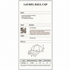 LAUREL BALL CAP _ CAMO