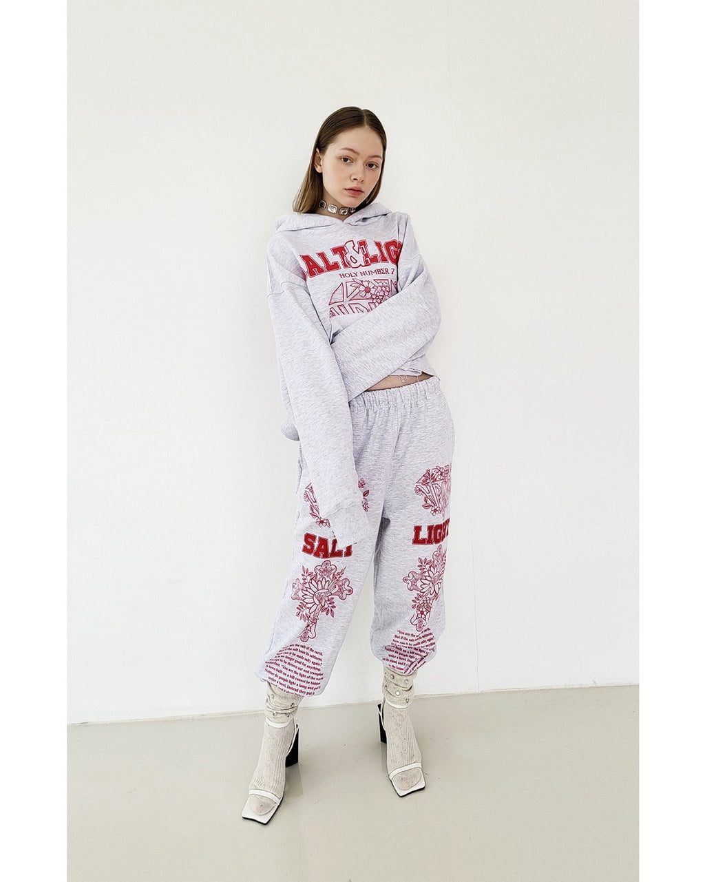 SALT & LIGHT TRAINING PANTS _ Melange Gray