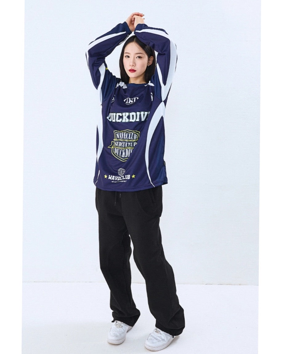 OFF ROAD MESH LONG SLEEVE _ NAVY