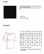 Varcity slogan T-shirt _ black