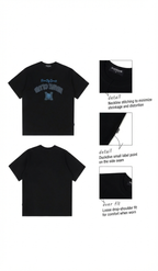 Vintage patch wave T-shirt _ black