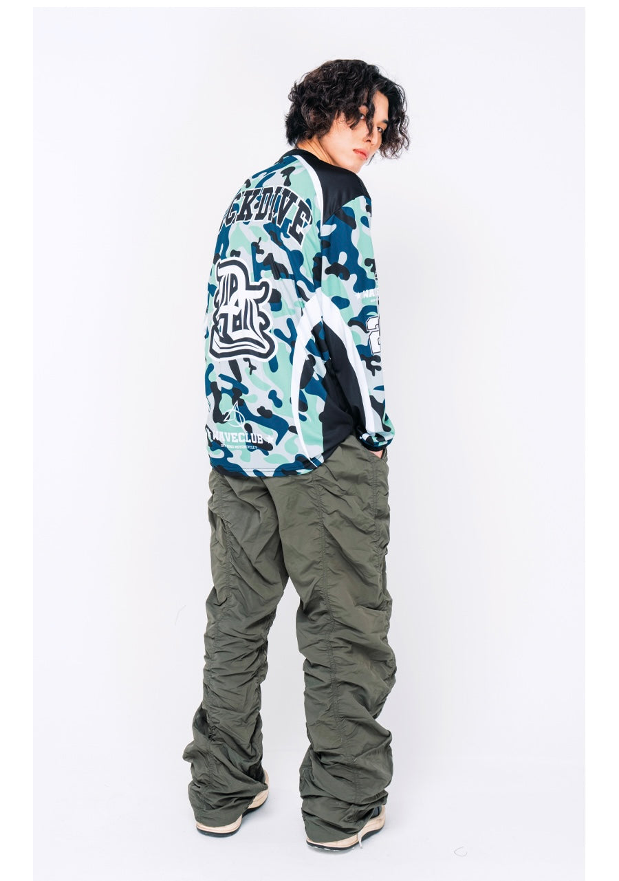 OFF ROAD MESH LONG SLEEVE CAMO_GREEN