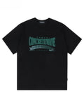 Varcity slogan T-shirt _ black