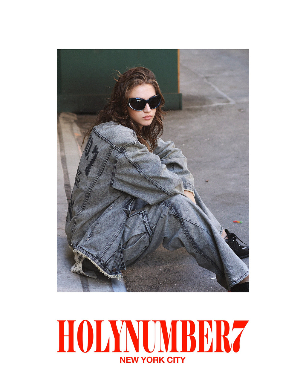 WASHING DENIM CARGO PANTS _ Dark Grey