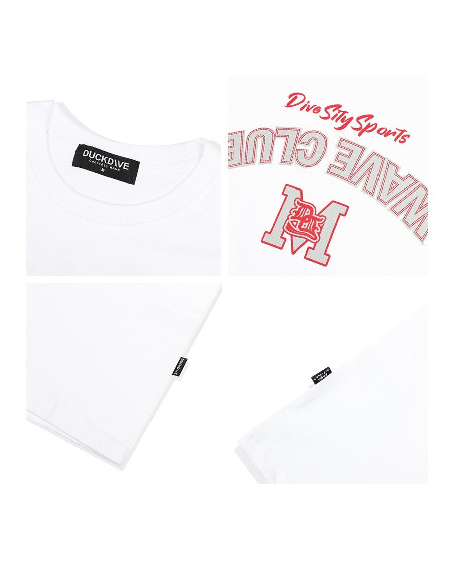 Vintage patch wave T-shirt _white