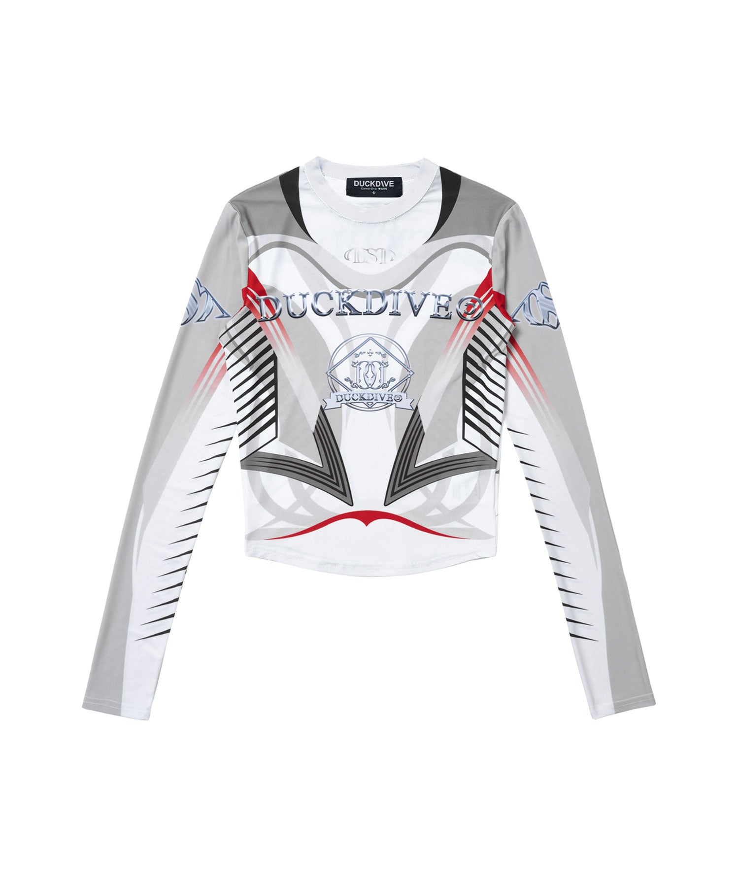 SLIM FIT MESH LONG SLEEVE DETAIL