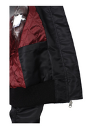 Front pocket 2way cropped aviation jumper