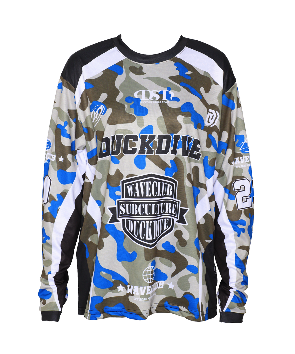 OFF ROAD MESH LONG SLEEVE CAMO_BULE