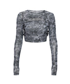 CAMO SEE-THROUGH BACK OPEN MESH LS