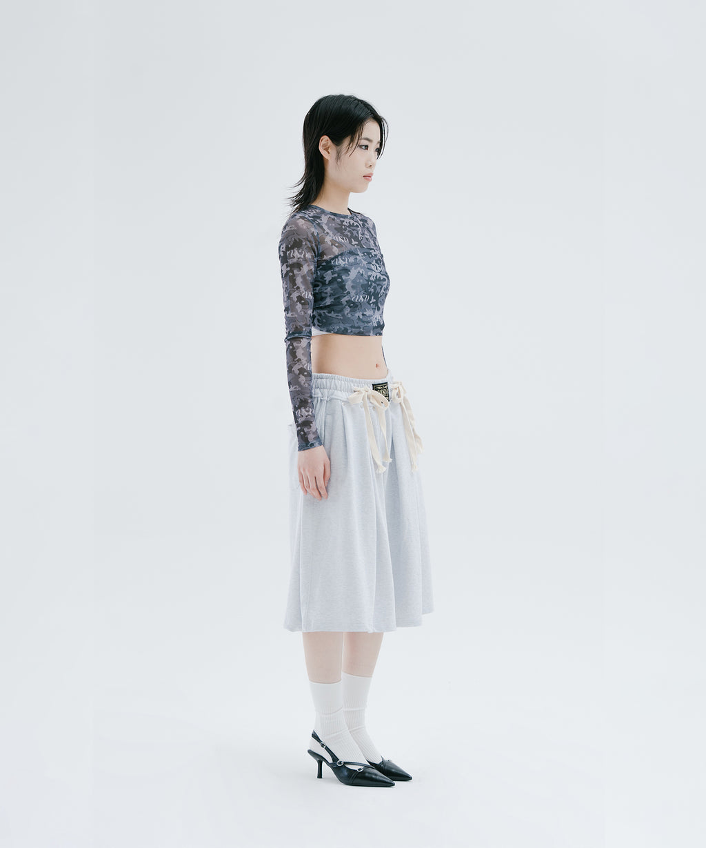 CAMO SEE-THROUGH BACK OPEN MESH LS
