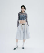 CAMO SEE-THROUGH BACK OPEN MESH LS