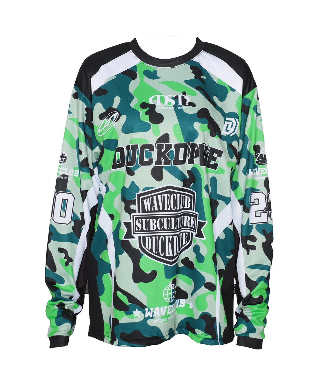 OFF ROAD MESH LONG SLEEVE CAMO_GREEN
