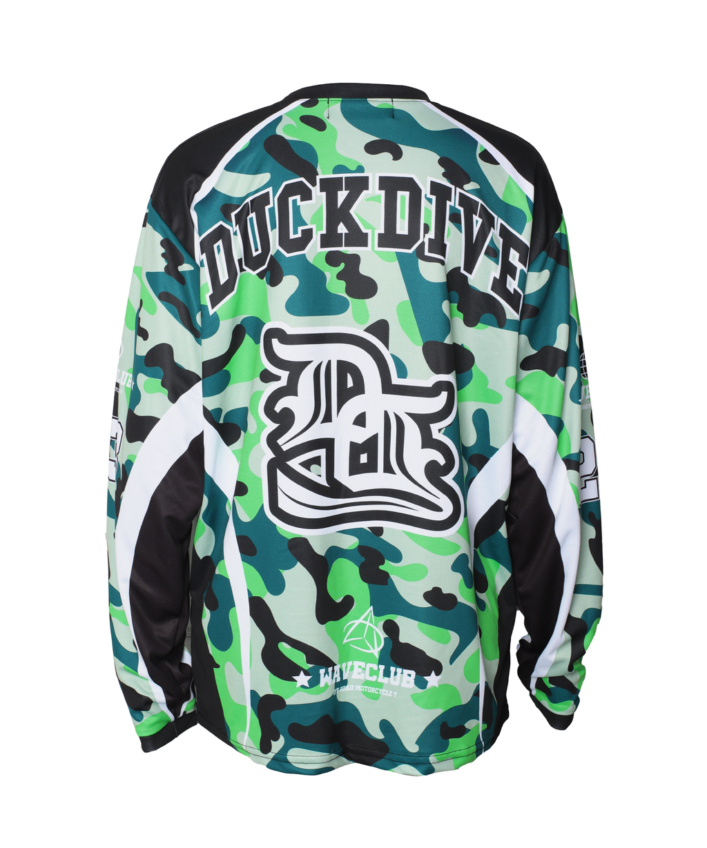 OFF ROAD MESH LONG SLEEVE CAMO_GREEN