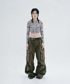CAMO SEE-THROUGH BACK OPEN MESH LS