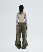 CAMO SEE-THROUGH BACK OPEN MESH LS