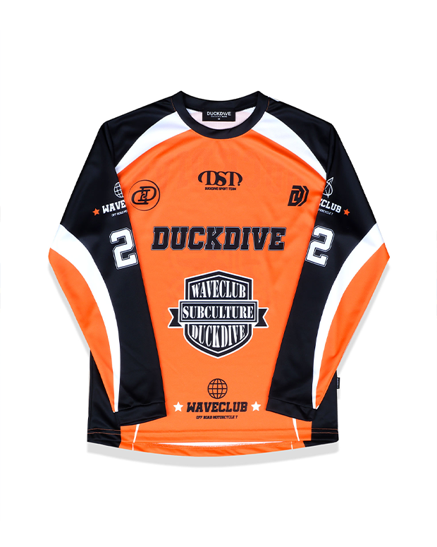 OFF ROAD MESH LONG SLEEVE _ ORANGE