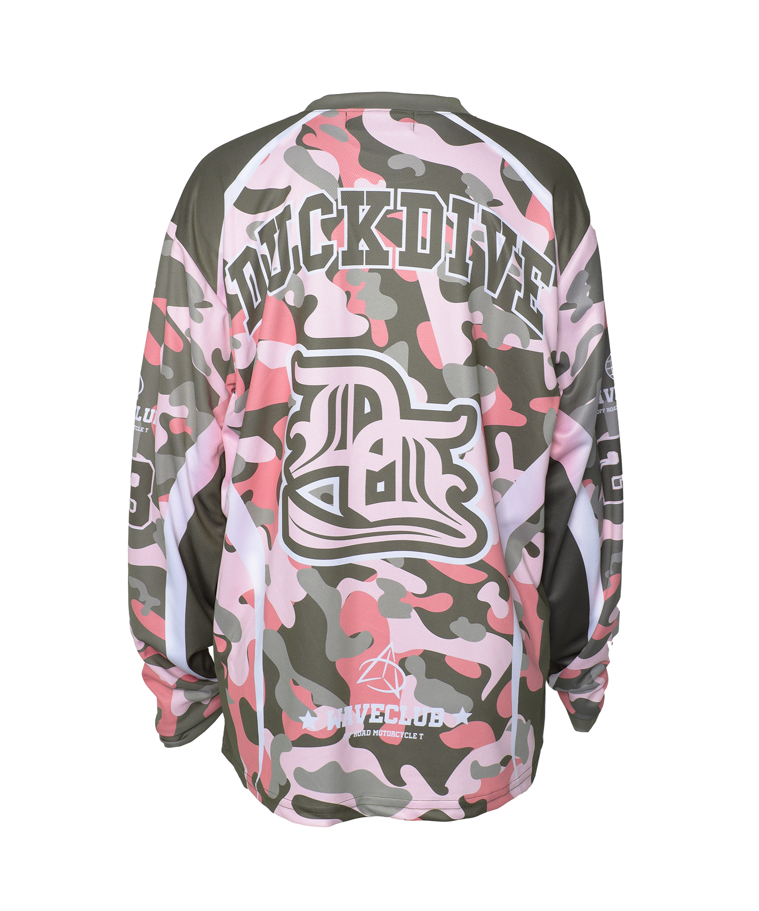 OFF ROAD MESH LONG SLEEVE CAMO_PINK