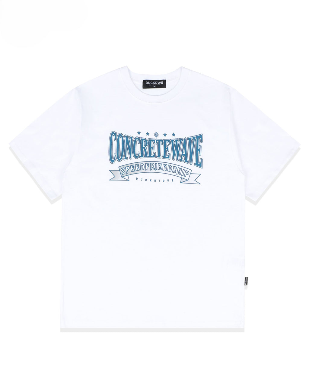 Varcity slogan T-shirt _white