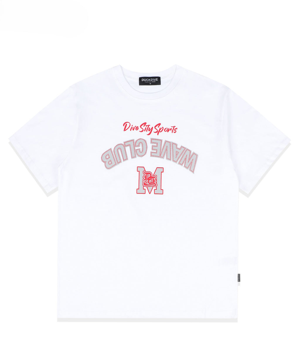 Vintage patch wave T-shirt _white